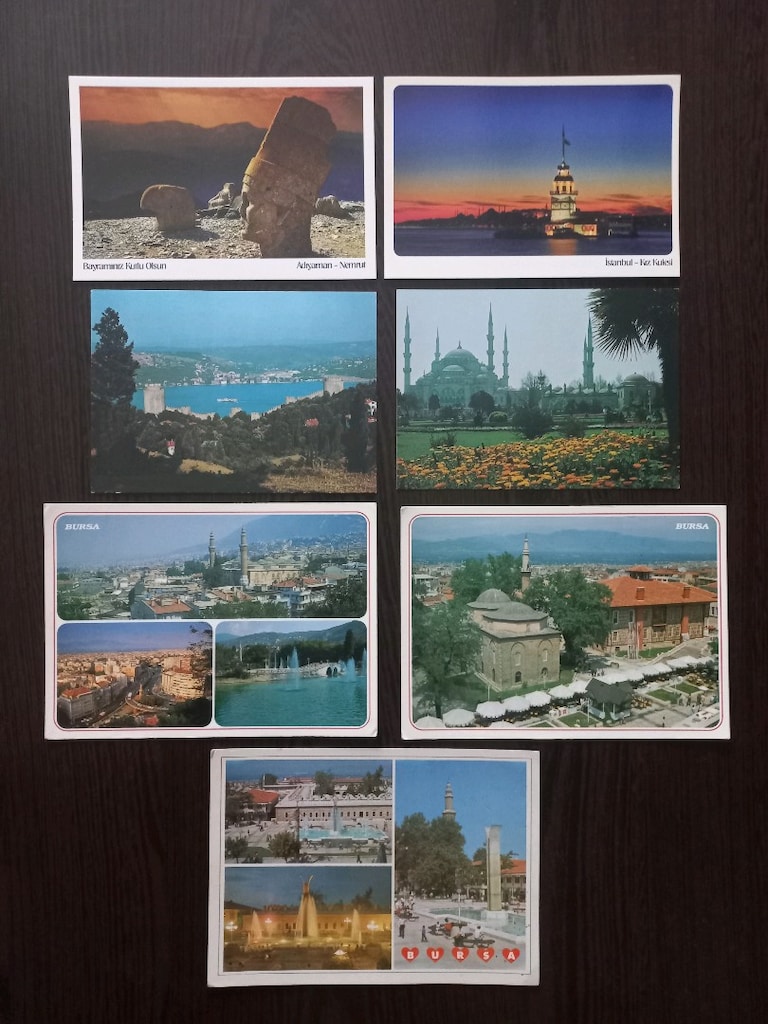32 Adet Farklı Kartpostal - 4
