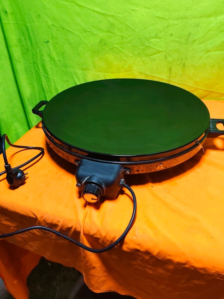 elektrikli yufka sacı katmer saçı 46 cm - 3