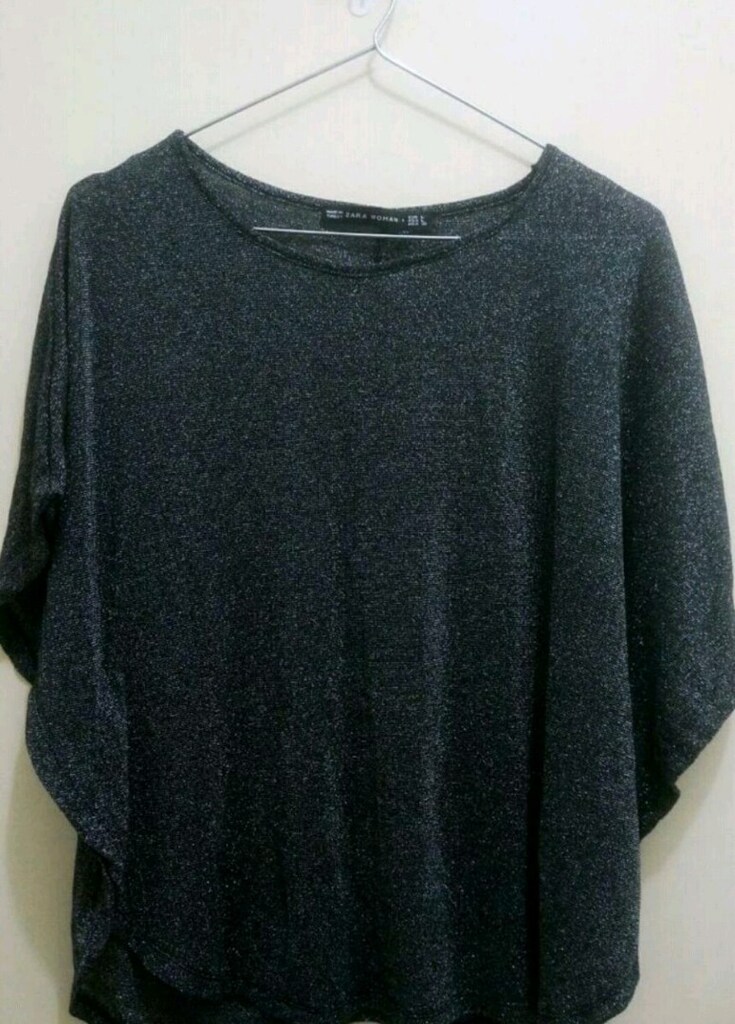 Zara L/40 Beden Simli Bluz