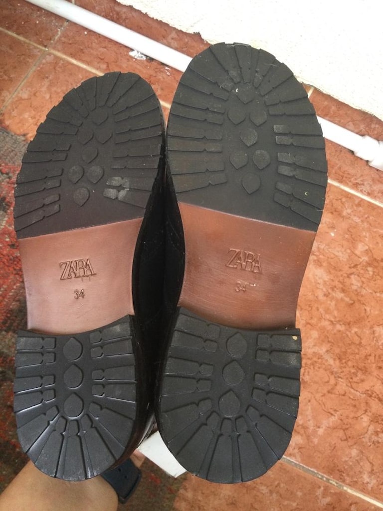 ZARA OXFORD DERİ AYAKKABI - 3