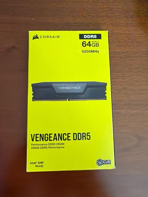 Corsair DDR5 64GB ram 5200MHz