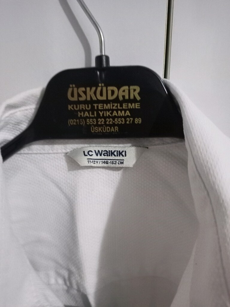 Erkek çocuk beyaz gönlek