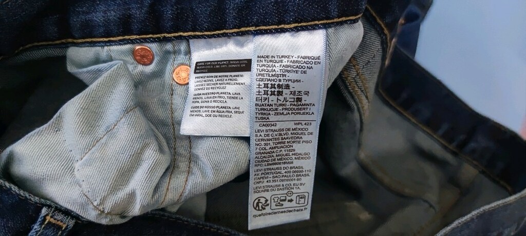 Levi's 501 Dark Indigo Kot Pantolon — görsel 10/12