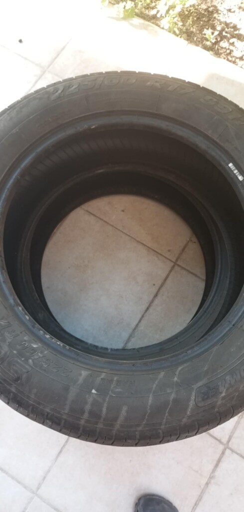 2 ADET 225X60XR17 SUV LASTİK DİŞLİLERİ İYİ YANAKLARDA ÇATLAK YOKTUR - 5