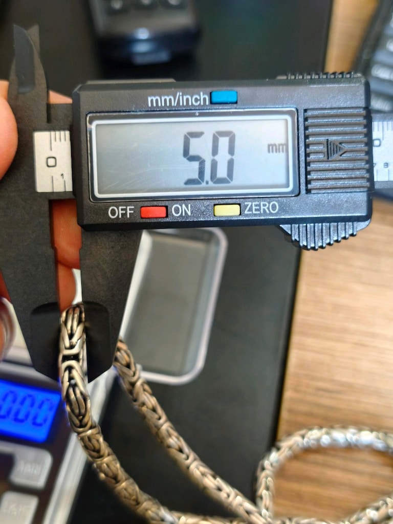 925 AYAR GÜMÜŞ KOLYE 5 MM ÖLÇÜLERİNDE - 3