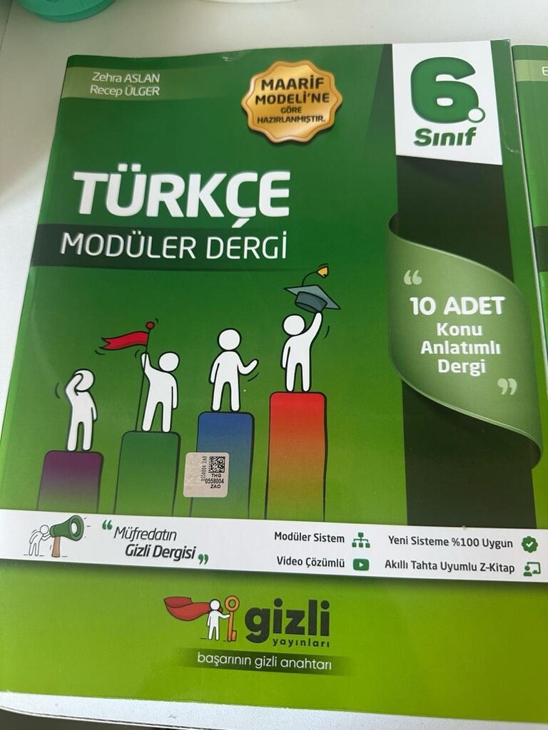 6. sınıf Türkçe Matematik ve Fen Bilimleri kitapları - 2