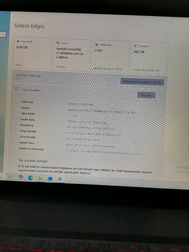 Fırsat ürünü.. LENOVALaptop bilgisayar - 12