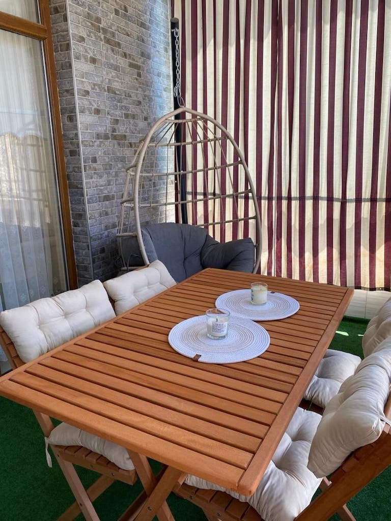 Ahşap Balkon Ve Bahçe Masa Sandalye Takımı - 2