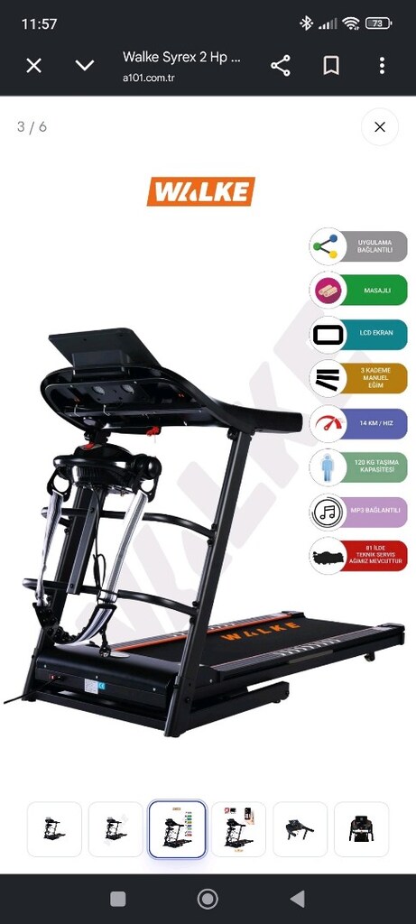 walke syrex v1 koşu bandi - 3