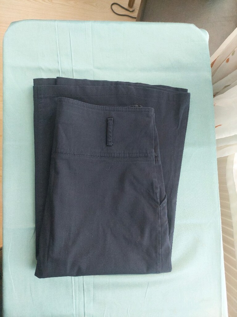 Lacivert ters pileli cepli midi etek - 5