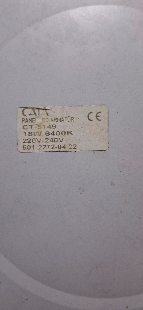 12 watt 18 watt Panel Led Armatür - 5
