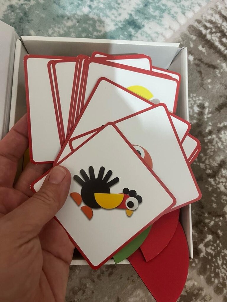 sevimli hayvanlar tangramı(ahşap) - 3