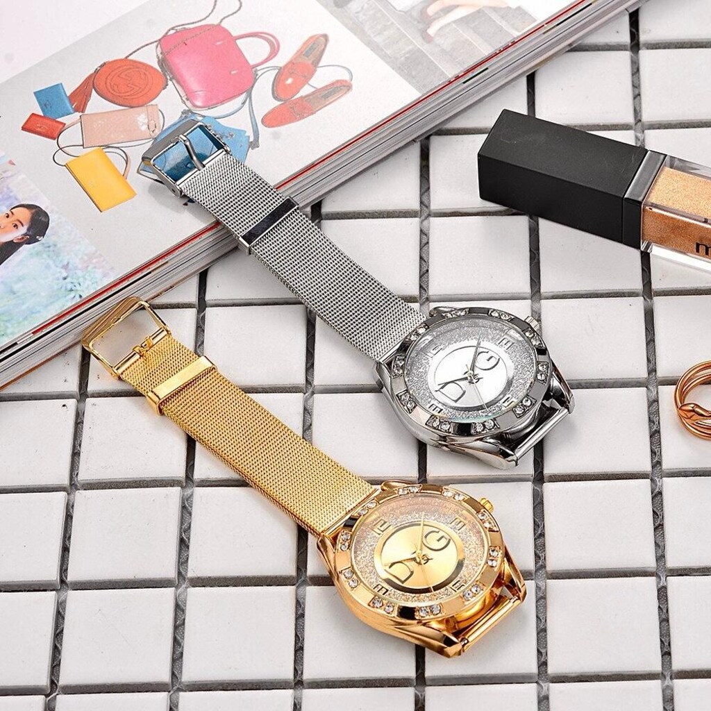 ‼SIFIR/İTHAL/Orijinal DOLCE&GABBANA,İsviçre Mekanizma,Swarovski Taş - 11