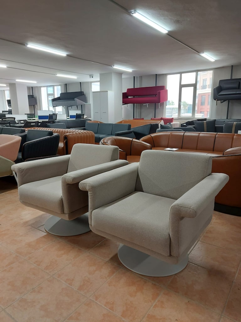 KLAS OFİS ÜSKÜDAR REDOF GRİ BERJER KOLTUK SIFIR ÜRÜN - 3