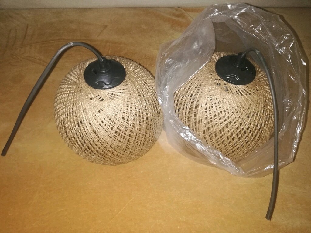 2 ADET TERTEMİZ ÖRME AVİZE ABAJURR - 3