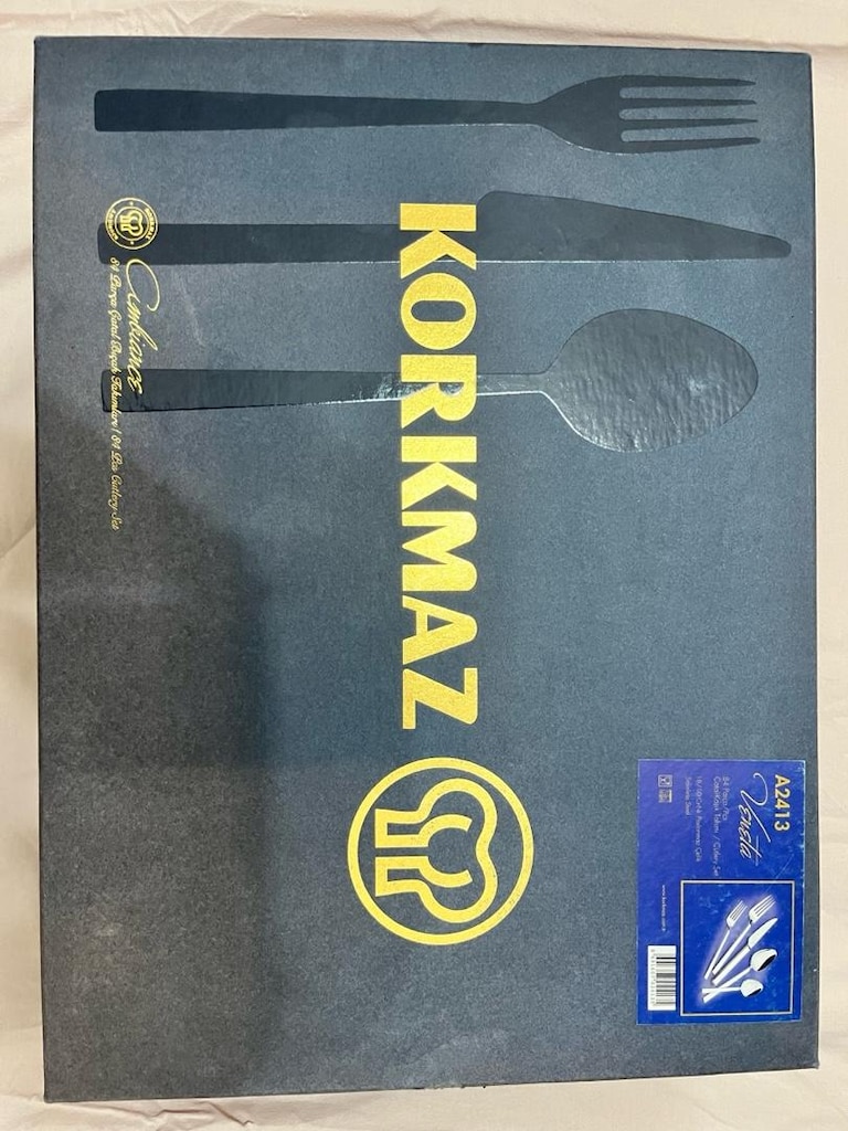 Korkmaz 12 Kişilik 84 Parça Çatal Bıçak Takımı