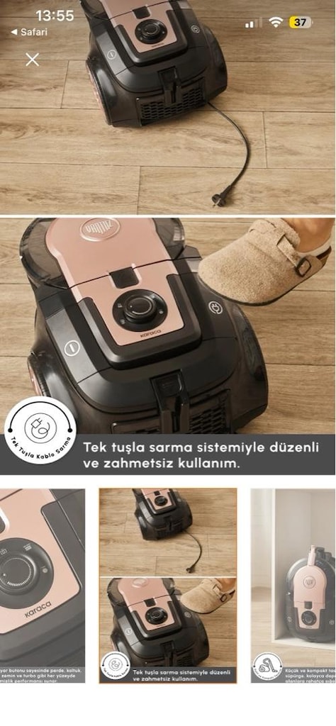 karaca elektrik süpürgesi - 3