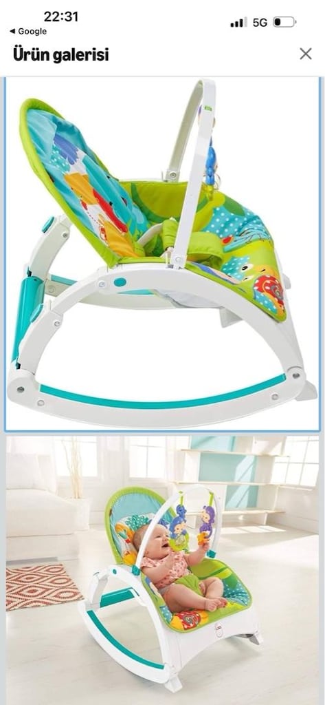 Fisher Price Ana kucağı sallanan sandalye - 2