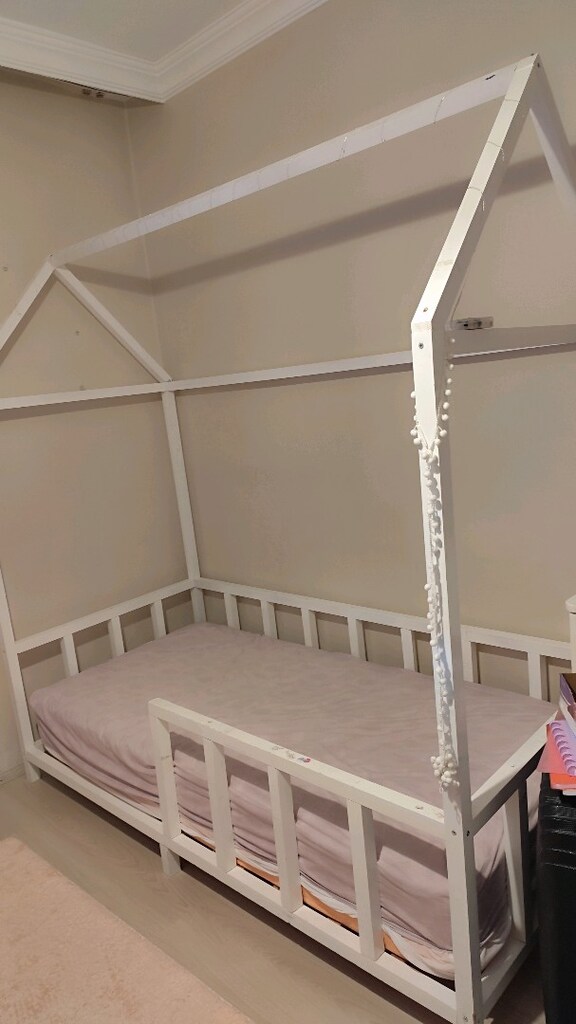 çocuk yatağı standart boydadir 90*190 yaylı yatağı dahil değildir - 2