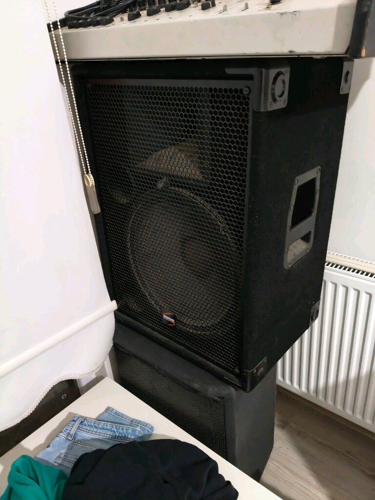 saund 2x250 çift ekolayzer çok güçlü amfi ve,iki adet hoparlör - 5