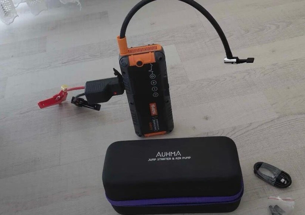 Auhma A9955 16000mAh Araç Akü Takviye Cihazı ve Hava Kompresörü - 4