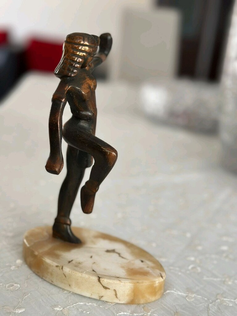 ANTİKA, BRONZ "DANCİNG CLEOPATRA" BİBLO - 8