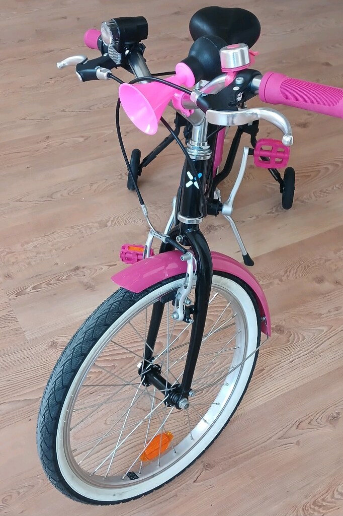 Btwin çocuk bisikleti 20 jant Decathlon YENİ GİBİ Ön Sepetli - 6