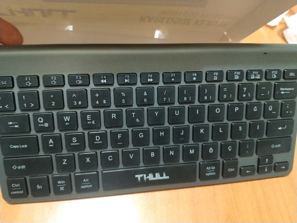 YENİ KUTUSUNDA THULL - THL-WKB-KLX01 MARKA VE MODEL KABLOSUZ KLAVYE - 5