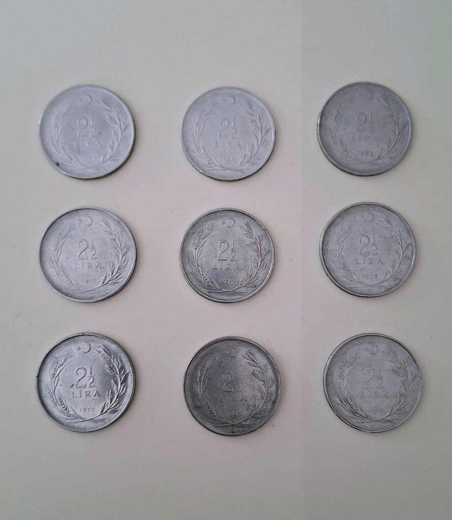 Metal Türk Parası, 2,5 Lira, Karşıyaka-İzmir - 2
