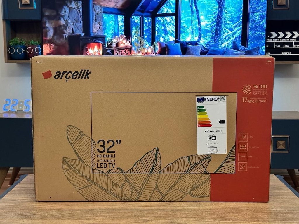 Arçelik 32 inç Dahili Uydulu TV Sıfır Kapalı Kutu - 4