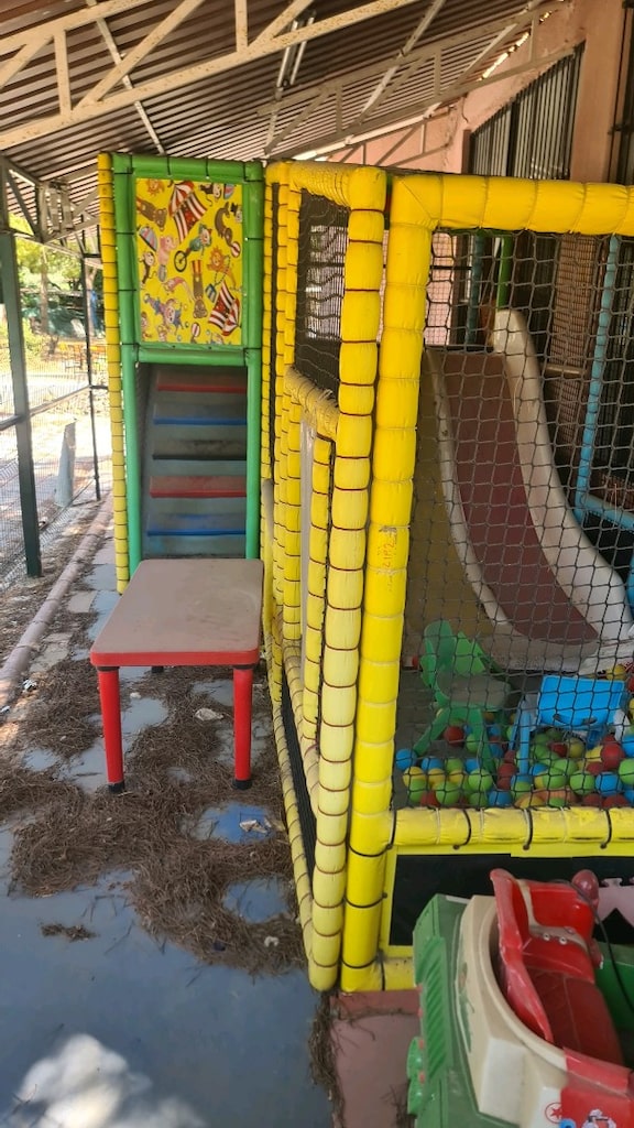 çocuk oyun parkı top havuzu langırt Air hokey , tranbolin , elektrikli - 6