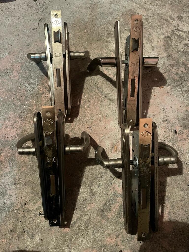 kapı oda kilidi Kale Marka gömme kilid kapı kolu ve anahtar var - 3