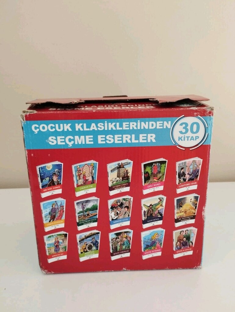HİKAYE ÇOCUK KLASİKLRİ SEÇME 30 ADET KİTAP KUTUDA - 2
