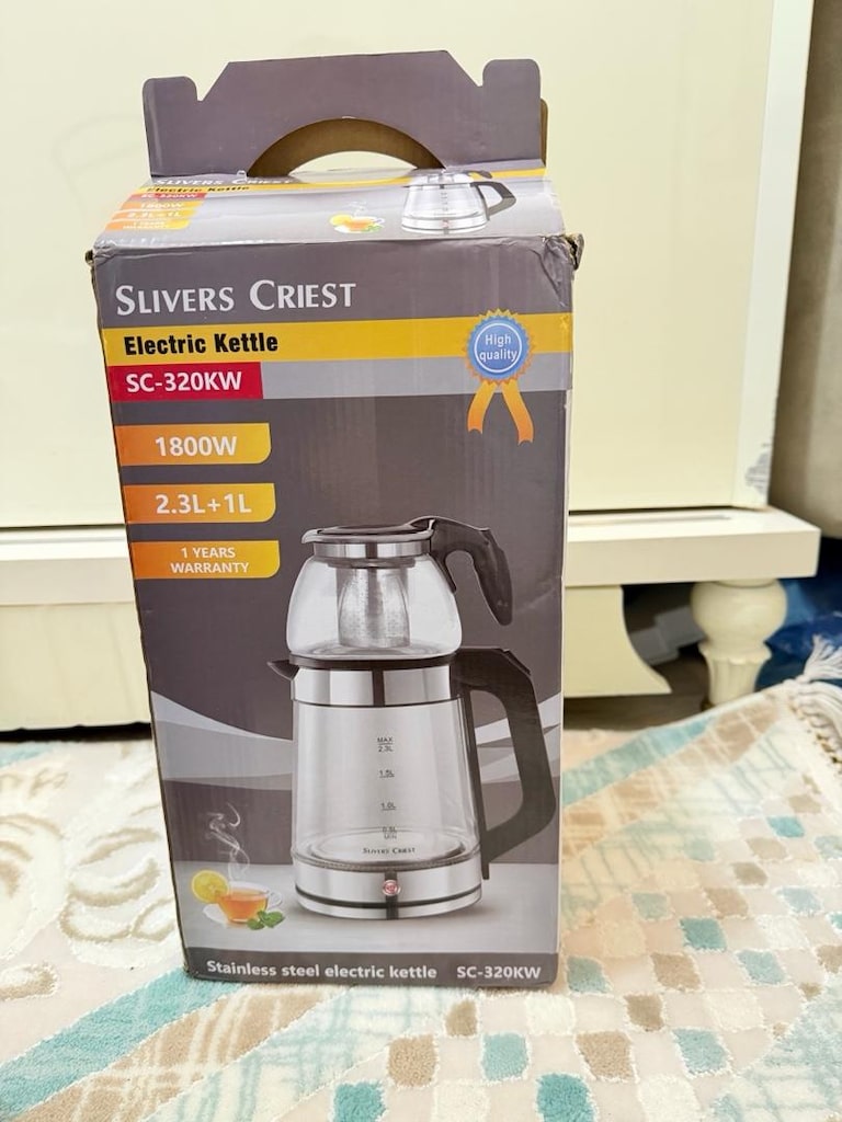 Sıfır hiç kullanılmamış camlı çay makinesi - 2