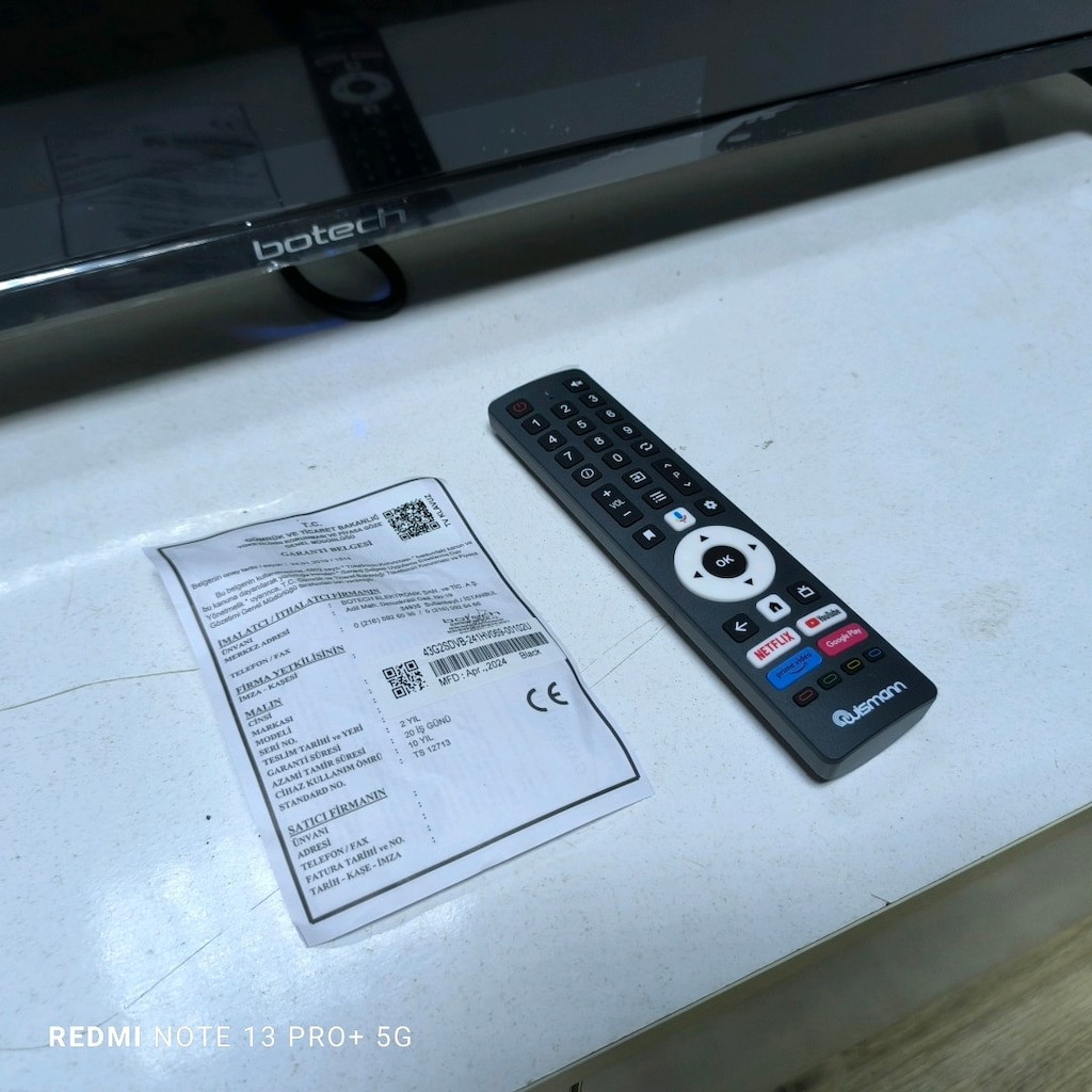 Botech 43" (109 Ekran) Android Smart TV - Sıfır Televizyon kutusunda - 9