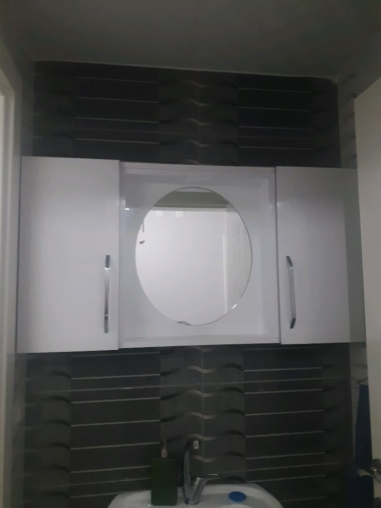 lavabo, banyo dolap, lavabo ve altı 4 parça - 9