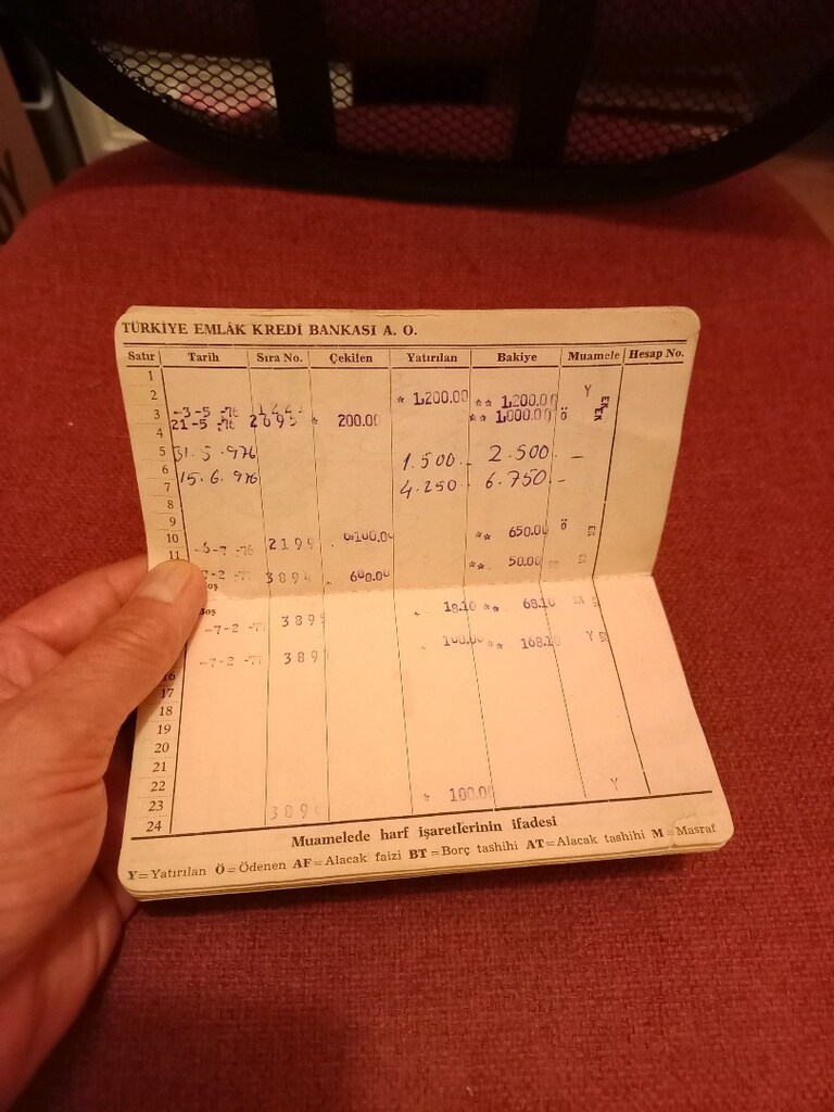 53.yıllık emlâk Kredi Bankası vadeli hesap cüzdanı - 4