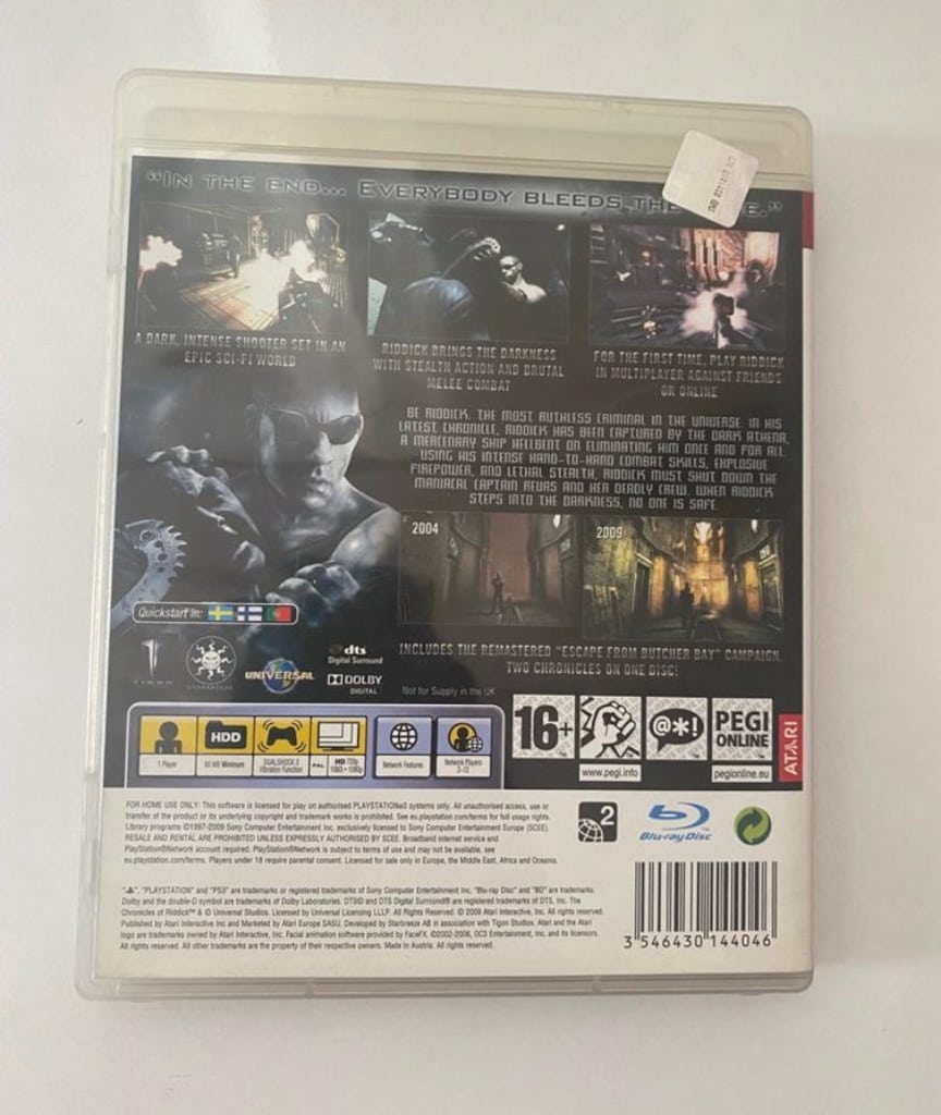 Riddick Ps3 oyun sıfır ayarında - 3