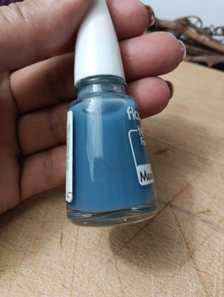 0 yeni Flormar şeffaf mavi renk oje - 4