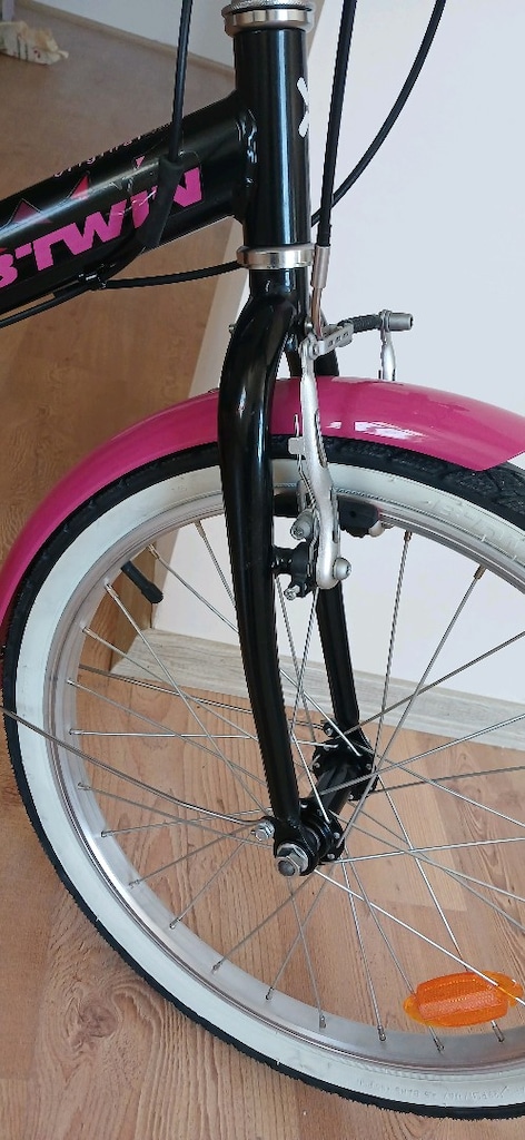 Btwin çocuk bisikleti 20 jant Decathlon YENİ GİBİ Ön Sepetli - 16