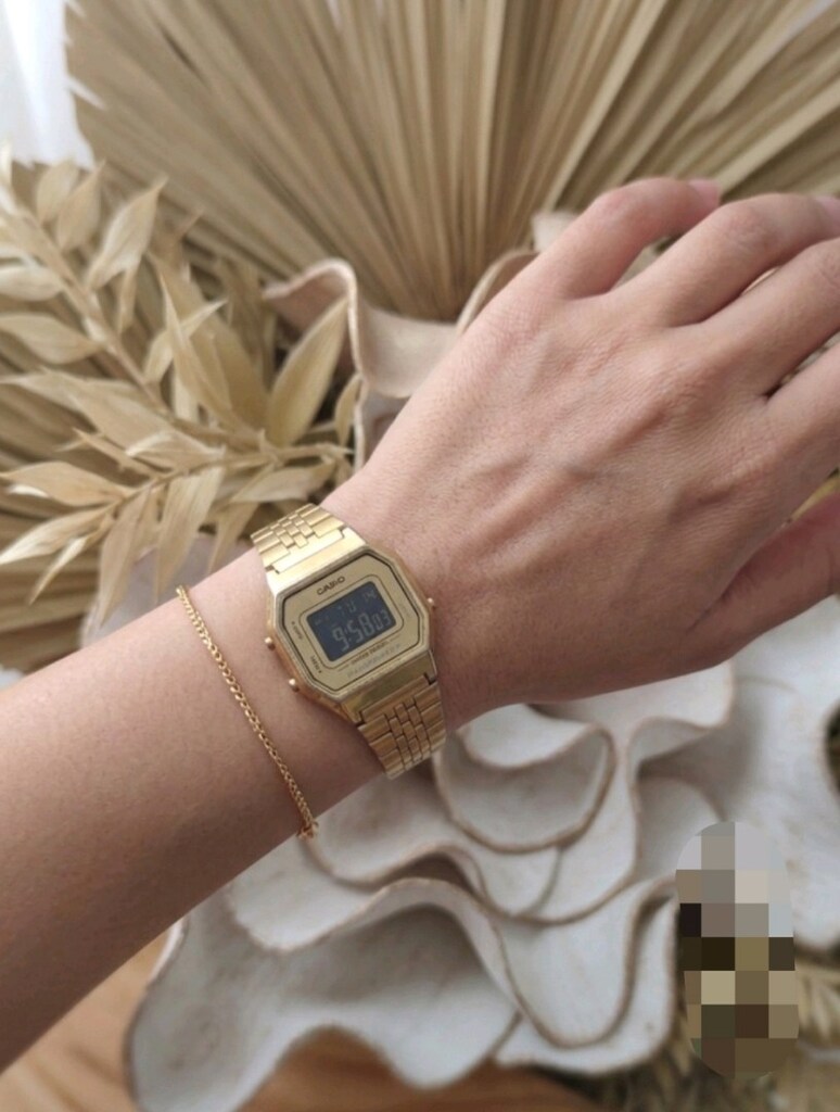 Orjinal Casio Mini Çelik Dijital Kadın Saat - 2