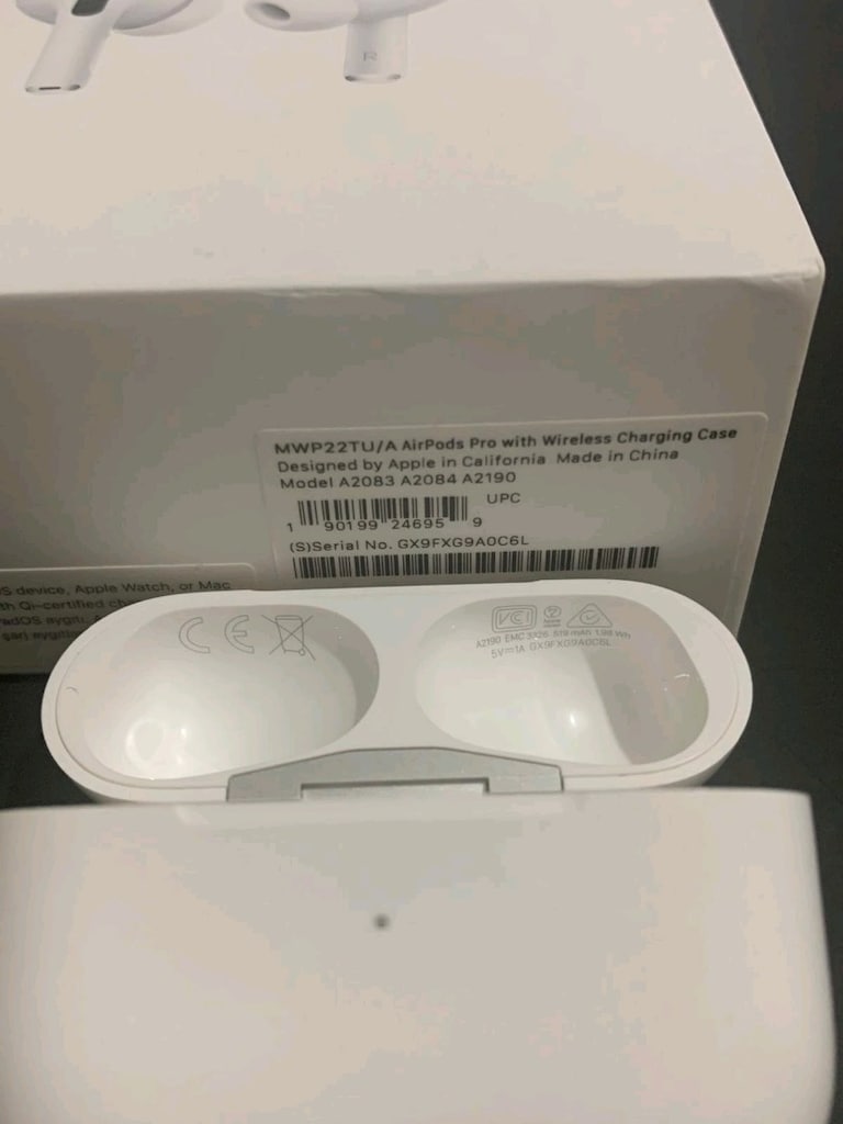 ORİJİNAL Airpods Pro ŞARJ KUTUSU A2083-2084-2190 KUTU - 2