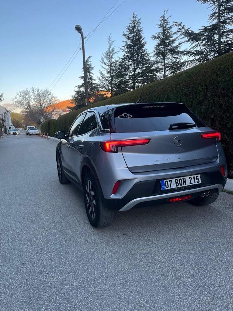 2021 MODEL OPEL MOKKA ELEGANCE 1.2T GRİ/SİYAH HATASIZ BOYASIZ TRAMERSZ - 7