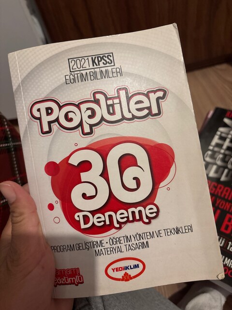 Yediiklim popüler 30 deneme-Program Öyt Materyal