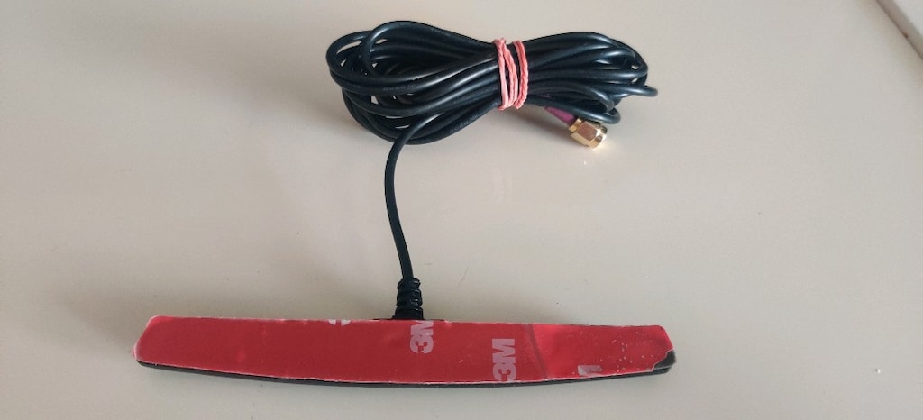 GSM T Strip Anten-3m RG174 Kablolu- SMA Erkek Kablo. - 3