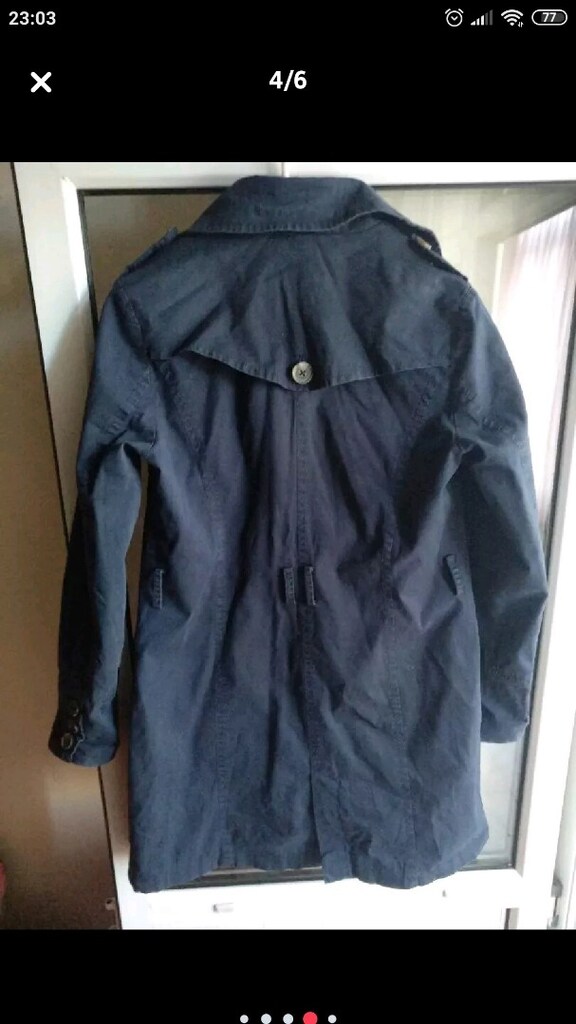 LTB TRENÇKOT YAĞMURLUK NAVY 38/M BEDEN - 4