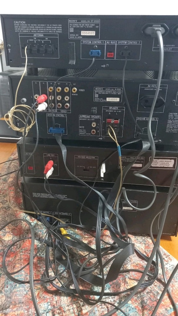 SONY LBT-D505 DECK MÜZİK SETİ CD RADYO KASET ÇALAR HI-Fİ - 7
