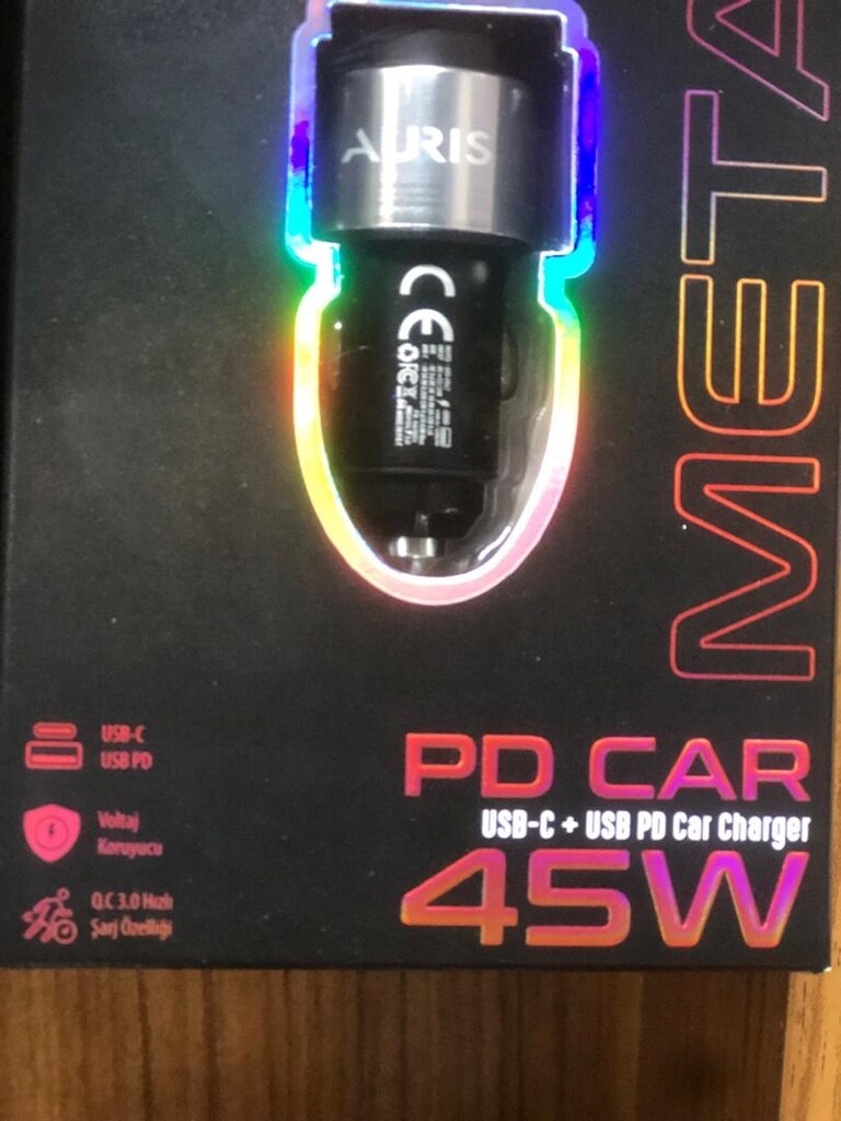 çakmaklık şarj aleti hızlı şarj 45w - 2