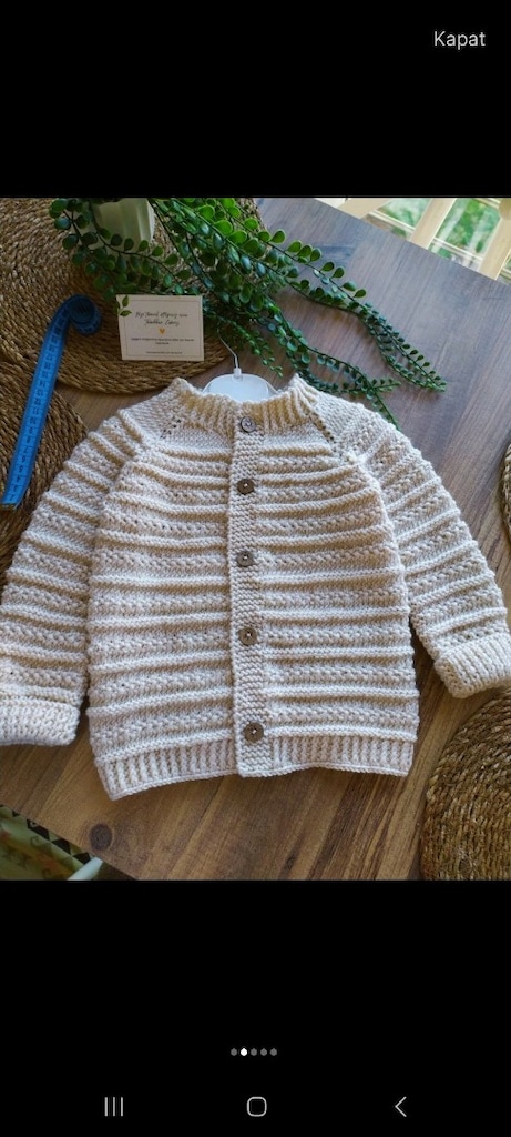 erkek bebek hirka - 2