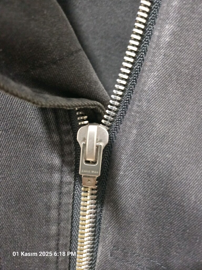 zara marka erkek kot çeket - 6